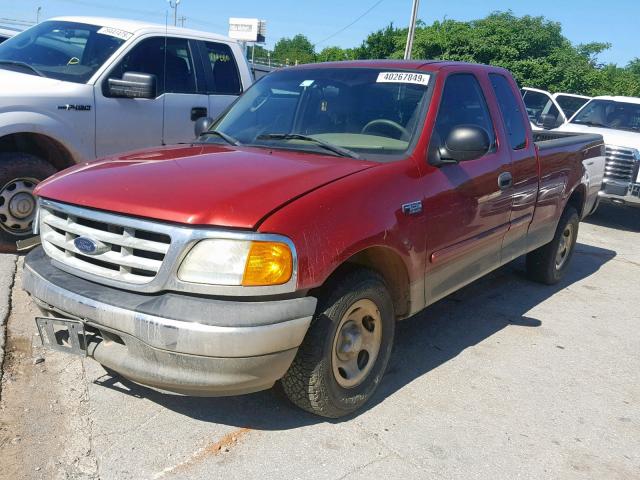 2FTRX17224CA81100 - 2004 FORD F-150 HERI MAROON photo 2