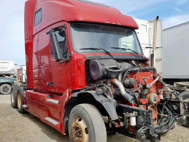 4V4NC9TG58N496734 - 2008 VOLVO VN VNL RED photo 1