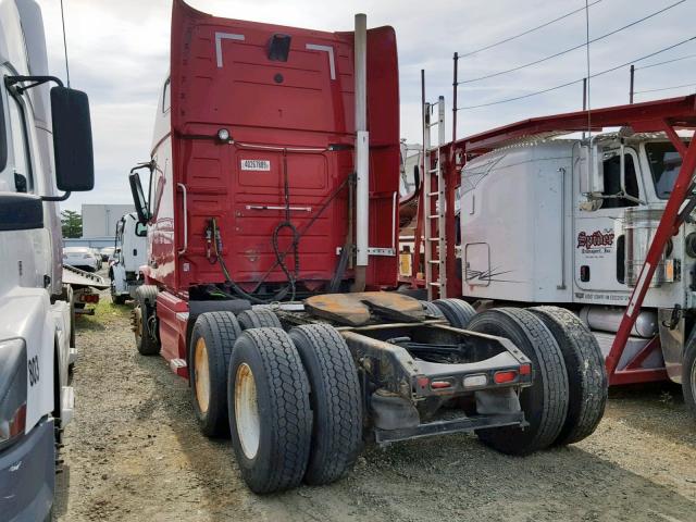 4V4NC9TG58N496734 - 2008 VOLVO VN VNL RED photo 3