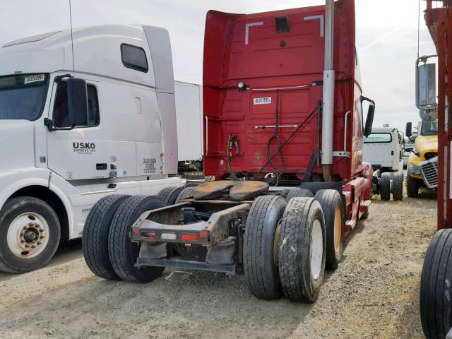 4V4NC9TG58N496734 - 2008 VOLVO VN VNL RED photo 4