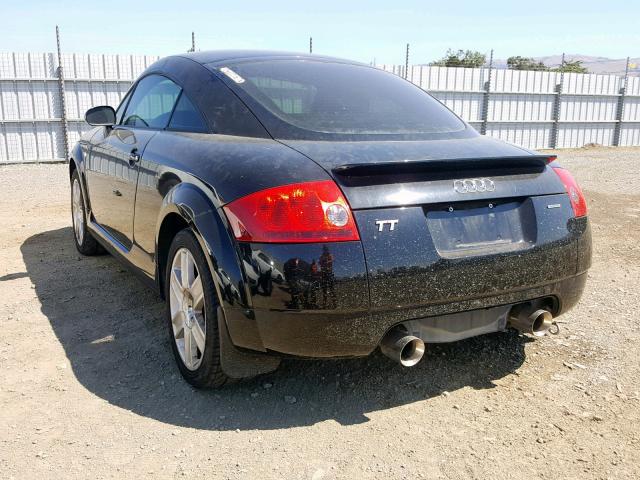 TRUWT28N441008055 - 2004 AUDI TT QUATTRO BLACK photo 3