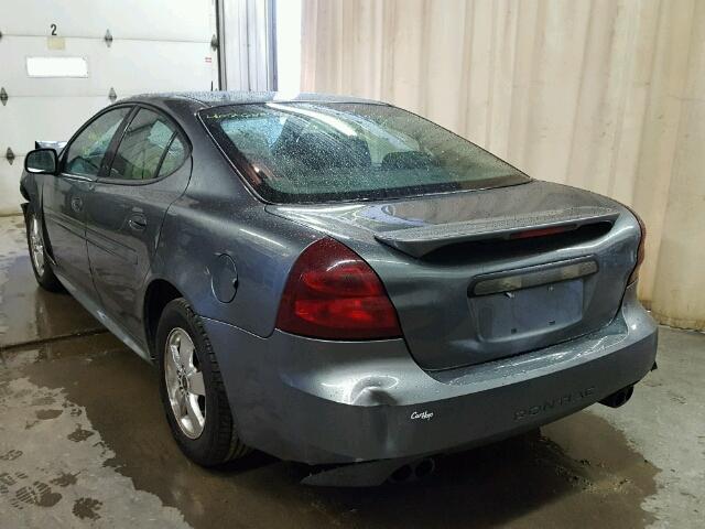 2G2WS522451127589 - 2005 PONTIAC GRAND PRIX CHARCOAL photo 3