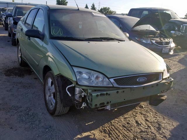 1FAFP34NX7W306066 - 2007 FORD FOCUS ZX4 GREEN photo 1