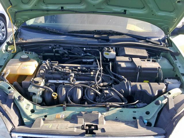 1FAFP34NX7W306066 - 2007 FORD FOCUS ZX4 GREEN photo 7