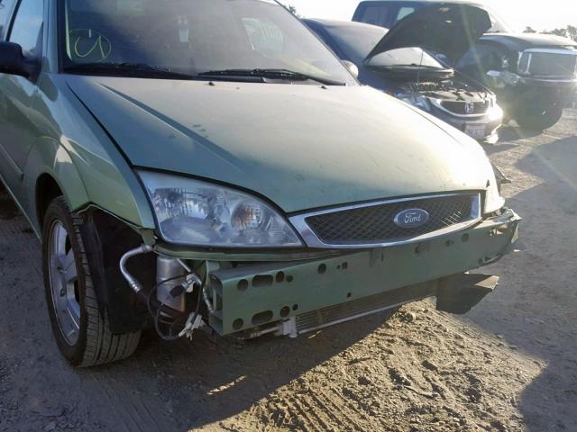 1FAFP34NX7W306066 - 2007 FORD FOCUS ZX4 GREEN photo 9