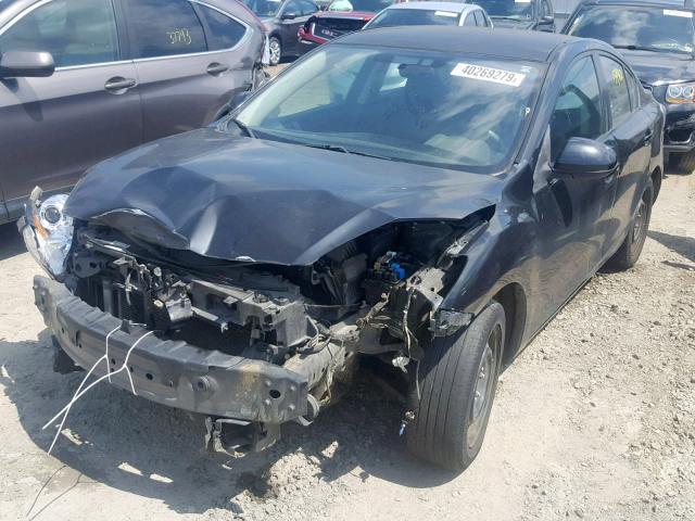 JM1BL1SF6A1103507 - 2010 MAZDA 3 I BLACK photo 2