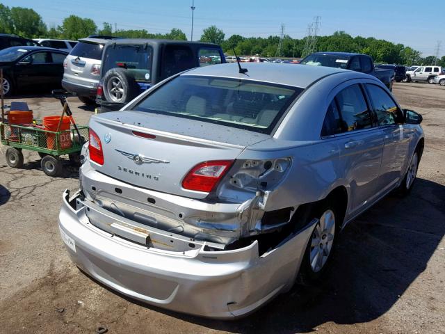 1C3CC4FBXAN191777 - 2010 CHRYSLER SEBRING TO SILVER photo 4