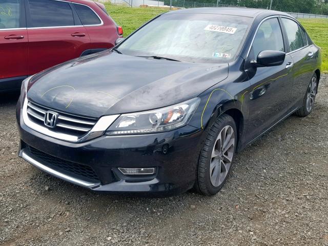 1HGCR2E53DA110335 - 2013 HONDA ACCORD SPO Қара фото 2