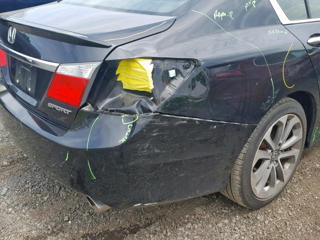 1HGCR2E53DA110335 - 2013 HONDA ACCORD SPO Қара фото 9