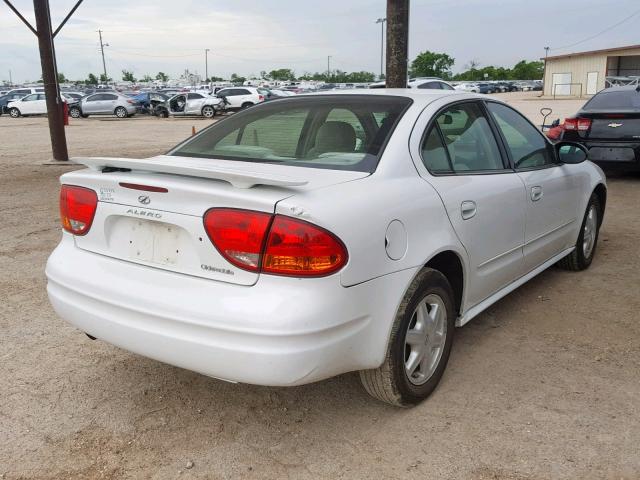 1G3NL52F74C224897 - 2004 OLDSMOBILE ALERO GL WHITE photo 4