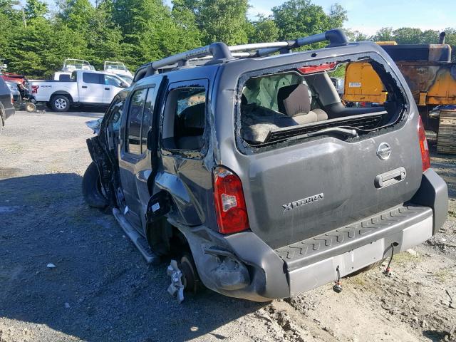 5N1AN0NW5DN815365 - 2013 NISSAN XTERRA X GRAY photo 3