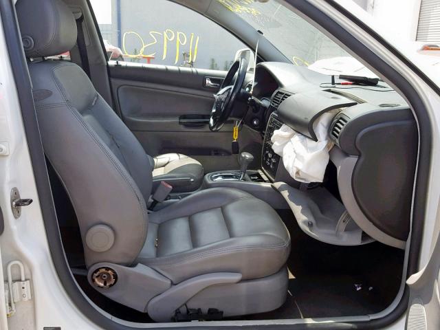 WVWPD63B03E082760 - 2003 VOLKSWAGEN PASSAT GLS WHITE photo 5