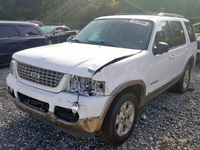 1FMZU74K34ZA67060 - 2004 FORD EXPLORER E WHITE photo 2