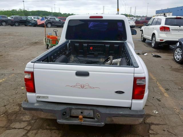 1FTYR14U74PB32861 - 2004 FORD RANGER SUP WHITE photo 6