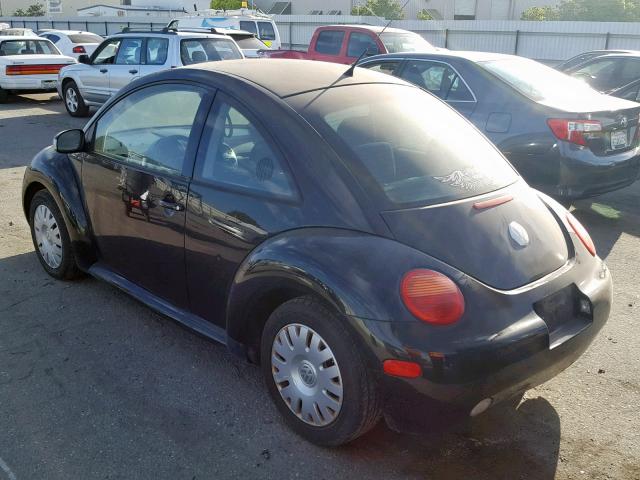 3VWBK31C94M412561 - 2004 VOLKSWAGEN NEW BEETLE შავი ფოტო 3