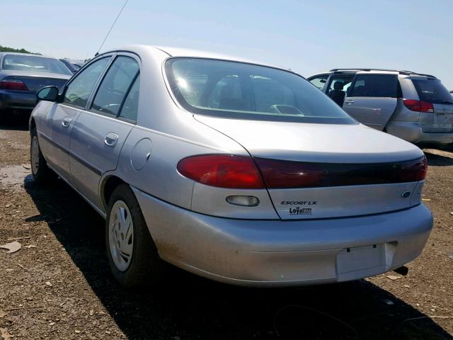 1FAFP10P2WW280623 - 1998 FORD ESCORT LX SILVER photo 3