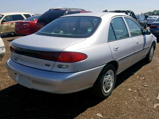 1FAFP10P2WW280623 - 1998 FORD ESCORT LX SILVER photo 4