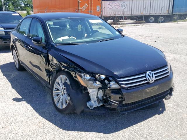 1VWAP7A39EC027055 - 2014 VOLKSWAGEN PASSAT S BLACK photo 1