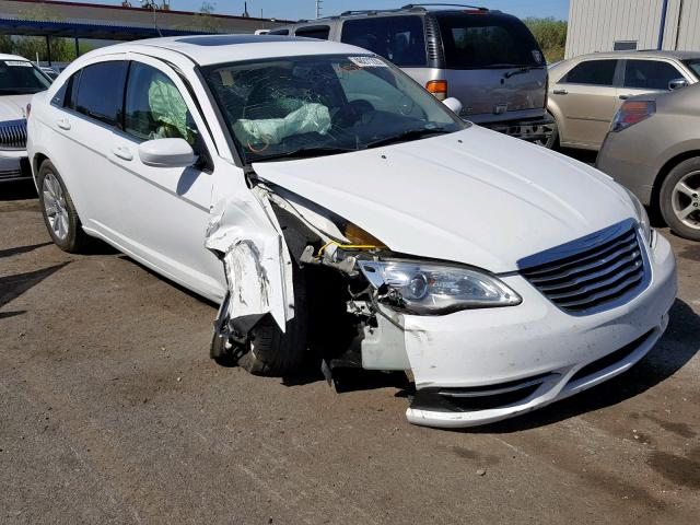 1C3CCBBG1CN198089 - 2012 CHRYSLER 200 TOURIN WHITE photo 1