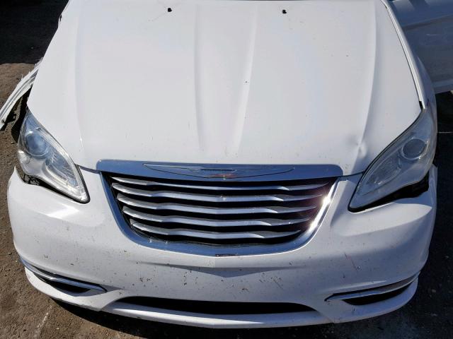 1C3CCBBG1CN198089 - 2012 CHRYSLER 200 TOURIN WHITE photo 7