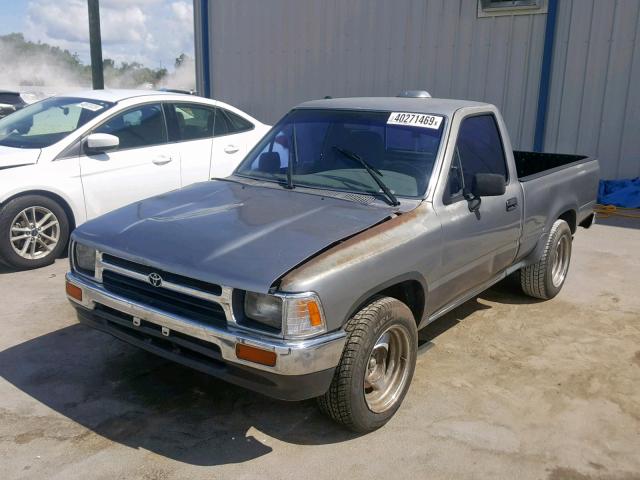 JT4RN81P8R5197907 - 1994 TOYOTA PICKUP 1/2 GRAY photo 2