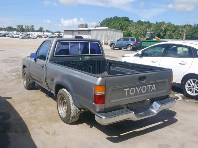 JT4RN81P8R5197907 - 1994 TOYOTA PICKUP 1/2 GRAY photo 3