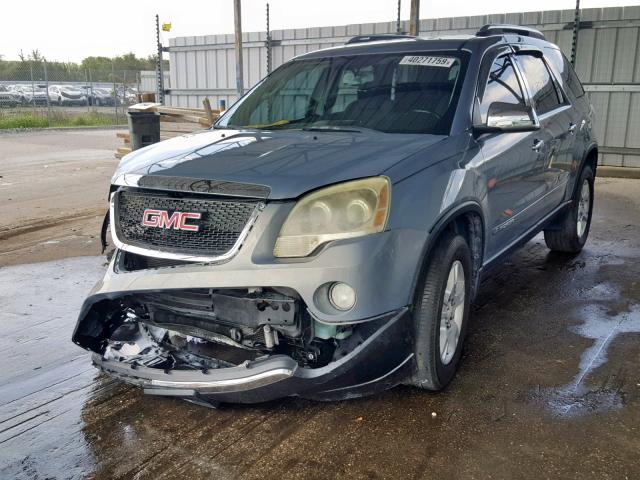 1GKER13708J294195 - 2008 GMC ACADIA SLE BLUE photo 2