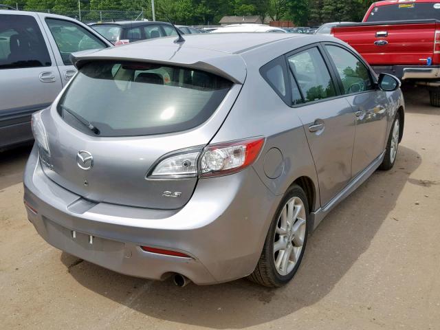 JM1BL1M51C1549247 - 2012 MAZDA 3 S SILVER photo 4