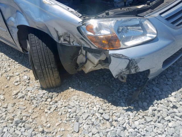 KNAFE121075424375 - 2007 KIA SPECTRA EX SILVER photo 9