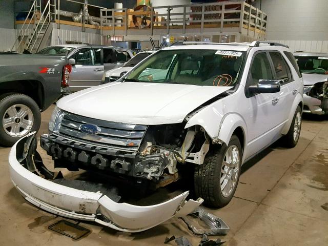 1FMDK06W68GA10828 - 2008 FORD TAURUS X L WHITE photo 2