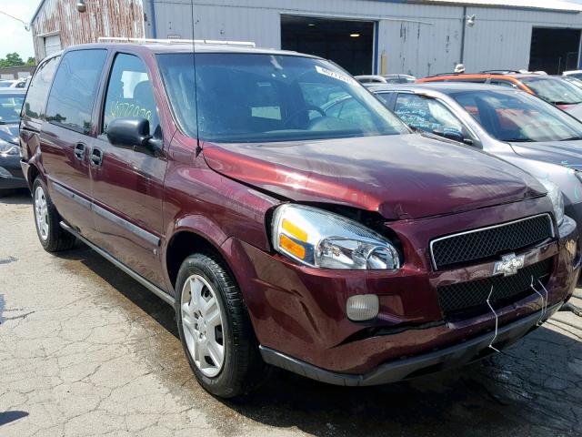 1GNDV23W48D124072 - 2008 CHEVROLET UPLANDER L MAROON photo 1