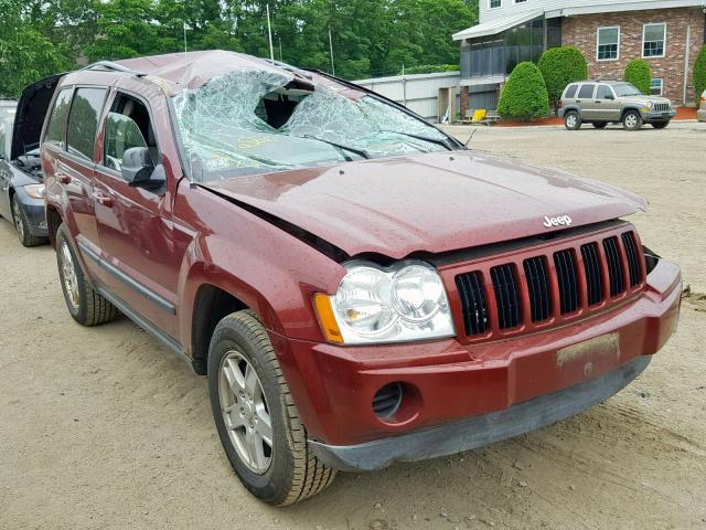 1J8GR48K77C664900 - 2007 JEEP GRAND CHER BURGUNDY photo 1