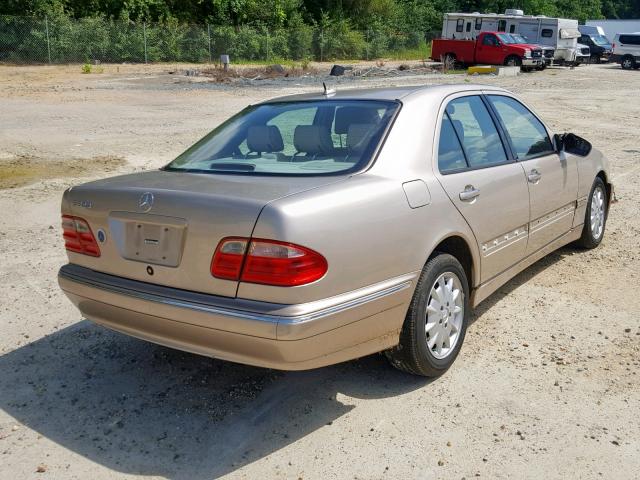 WDBJF65J71B279314 - 2001 MERCEDES-BENZ E 320 GOLD photo 4