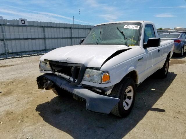 1FTYR10U67PA21700 - 2007 FORD RANGER WHITE photo 2