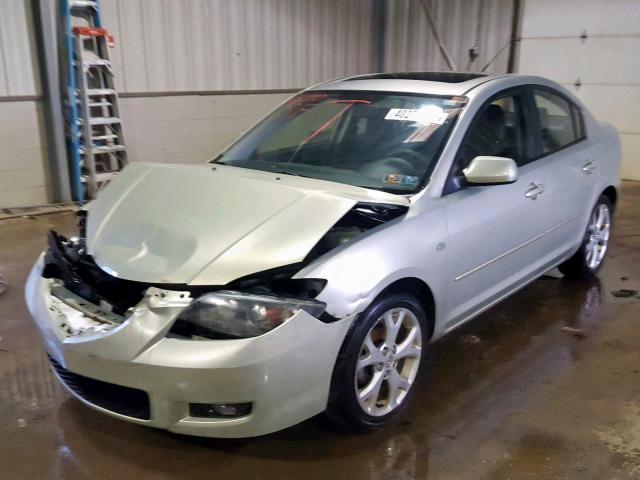 JM1BK32F481147966 - 2008 MAZDA 3 I SILVER photo 2