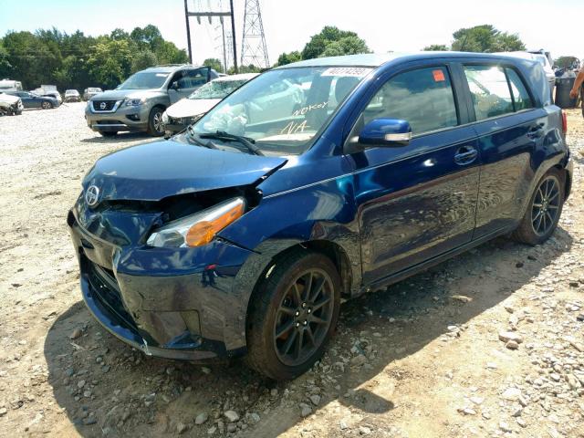 JTKKU10489J042731 - 2009 TOYOTA SCION XD BLUE photo 2