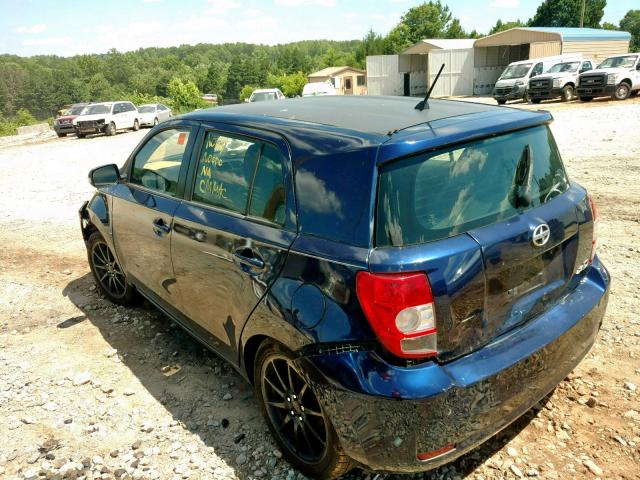 JTKKU10489J042731 - 2009 TOYOTA SCION XD BLUE photo 3