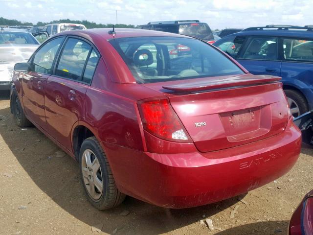 1G8AJ55F67Z177714 - 2007 SATURN ION LEVEL RED photo 3