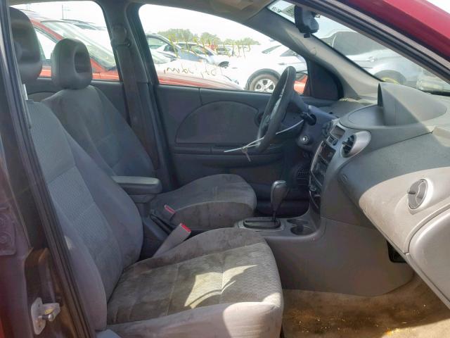 1G8AJ55F67Z177714 - 2007 SATURN ION LEVEL RED photo 5