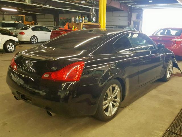 JNKCV64EX8M123430 - 2008 INFINITI G37 BASE BLACK photo 4