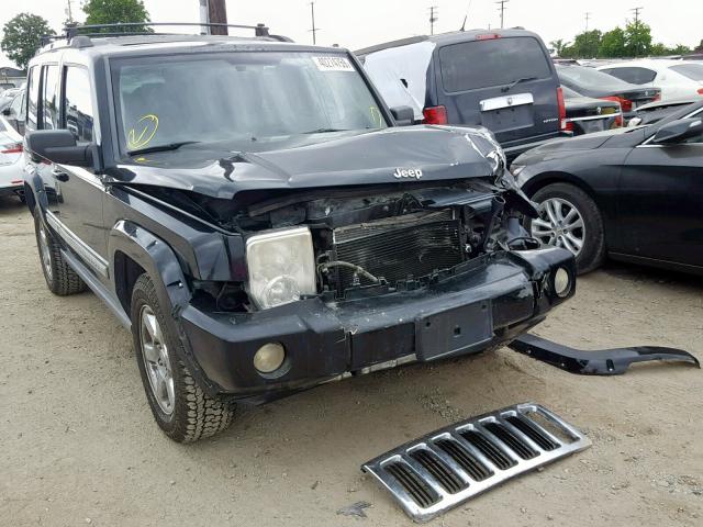 1J8HG58247C530247 - 2007 JEEP COMMANDER BLACK photo 1