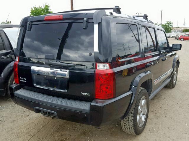 1J8HG58247C530247 - 2007 JEEP COMMANDER BLACK photo 4