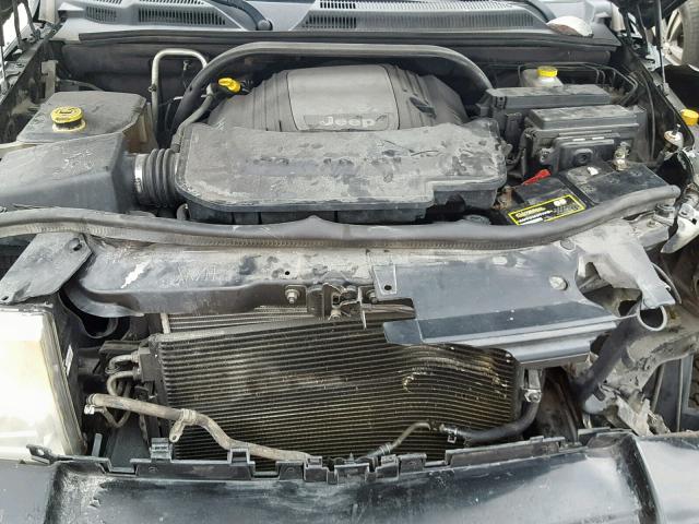 1J8HG58247C530247 - 2007 JEEP COMMANDER BLACK photo 7