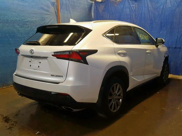 JTJBARBZXG2070123 - 2016 LEXUS NX 200T WHITE photo 4