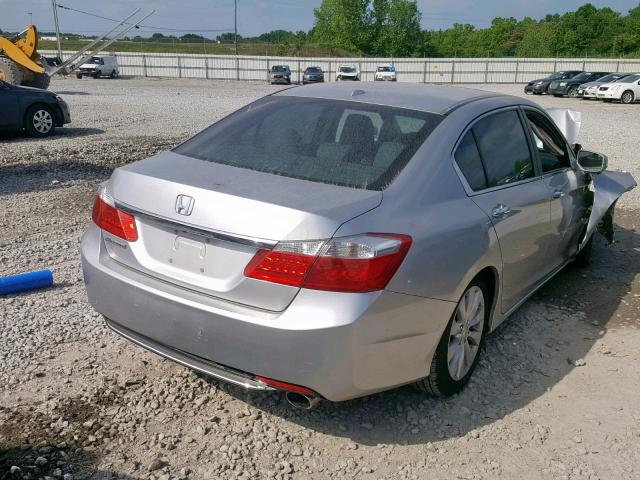 1HGCR2F80EA087431 - 2014 HONDA ACCORD EXL GRAY photo 4