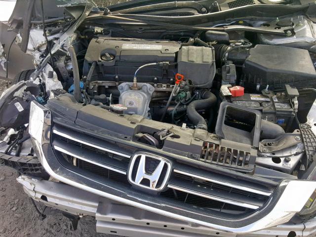 1HGCR2F80EA087431 - 2014 HONDA ACCORD EXL GRAY photo 7