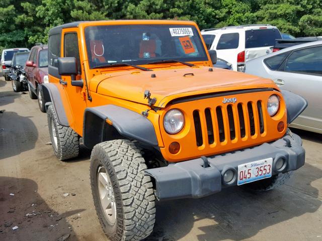 1C4AJWAG3CL245216 - 2012 JEEP WRANGLER S ORANGE photo 1