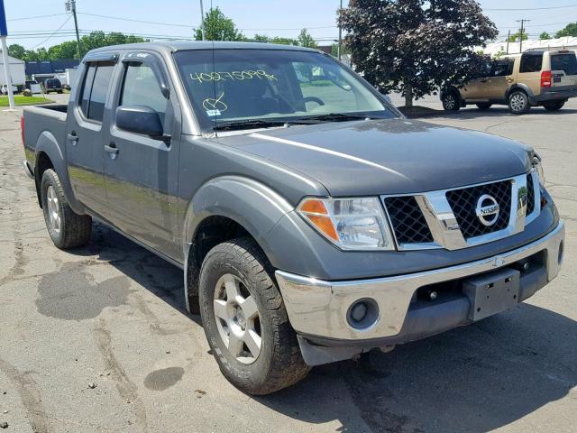 1N6AD07W37C462190 - 2007 NISSAN FRONTIER C GRAY photo 1