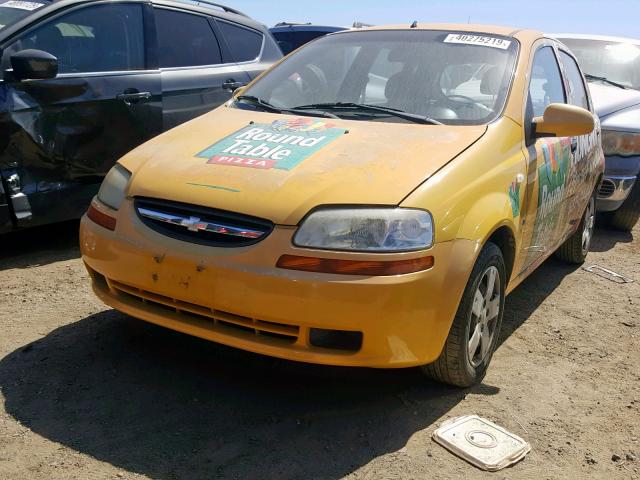 KL1TD66628B114203 - 2008 CHEVROLET AVEO BASE Ақ фото 2