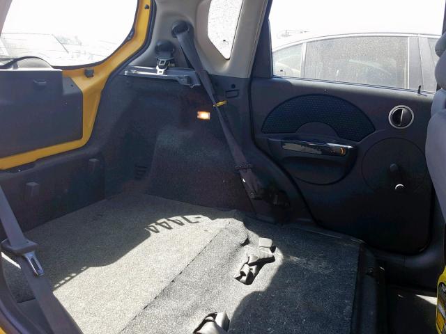 KL1TD66628B114203 - 2008 CHEVROLET AVEO BASE Ақ фото 6